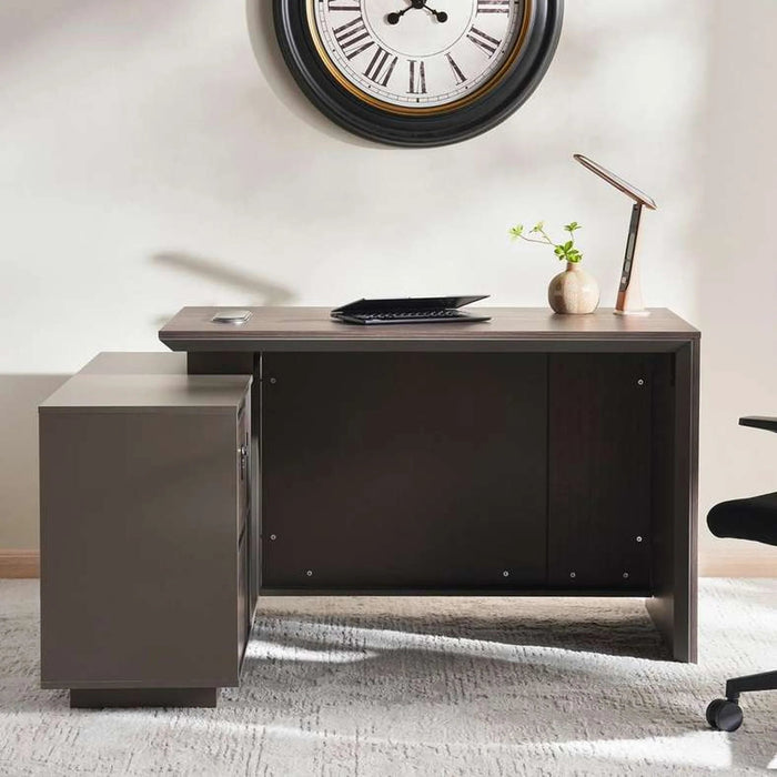 Jamont Office Desk Left Or Right Side Return - Grey Pan Home