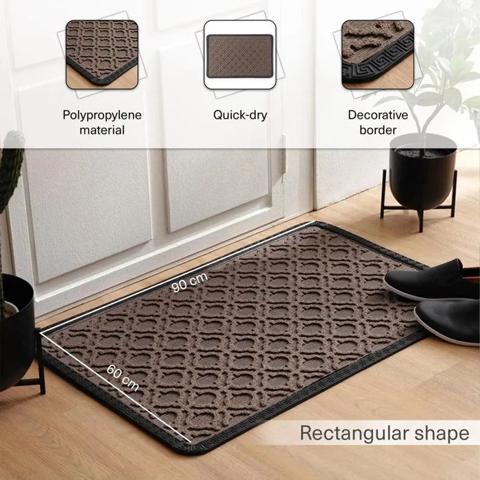 Jase Door Mat 60X90Cm - Brown PAN HOME