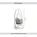 Jasmela Outdoor Swing - Light Grey Pan Home