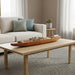 Java Teak Wood Decor Boat Tray 120X15X9Cm - Natural Pan Home