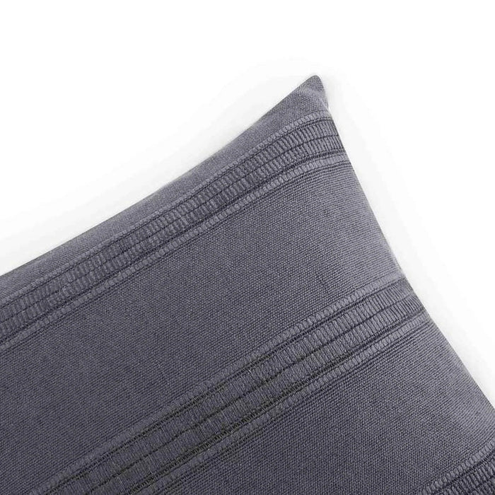 Jaxtyn Cushion Cover 50X50Cm - Charcoal Pan Home