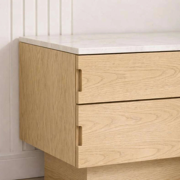 Jaylen Nightstand With 2 Drawer - Natural