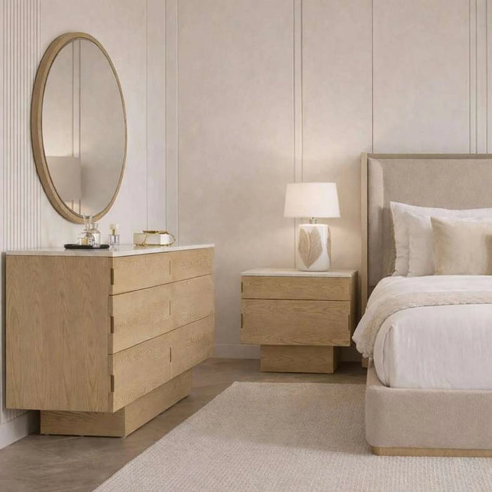 Jaylen Nightstand With 2 Drawer - Natural