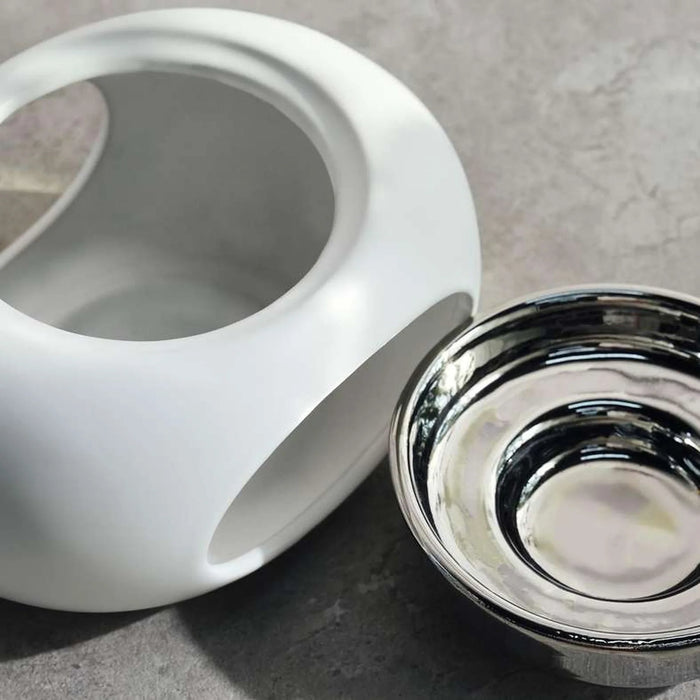 Jazira Oil Burner 14.5X11X9Cm - White