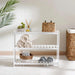 Jezelle 3-Tier Bamboo Bath Shelf 70X24.5X55cm - White Pan Home