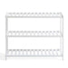 Jezelle 3-Tier Bamboo Bath Shelf 70X24.5X55cm - White Pan Home