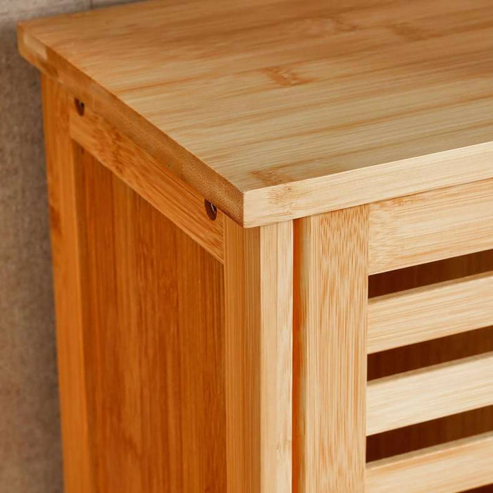 Jia Bamboo Bathroom Wall Cabinet 59X20.5X66.5 Cm - Natural Pan Home
