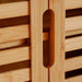 Jia Bamboo Bathroom Wall Cabinet 59X20.5X66.5 Cm - Natural Pan Home