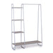 Jimson 4-Tier Shelf With Rack 126X40X180Cm - White Pan Home