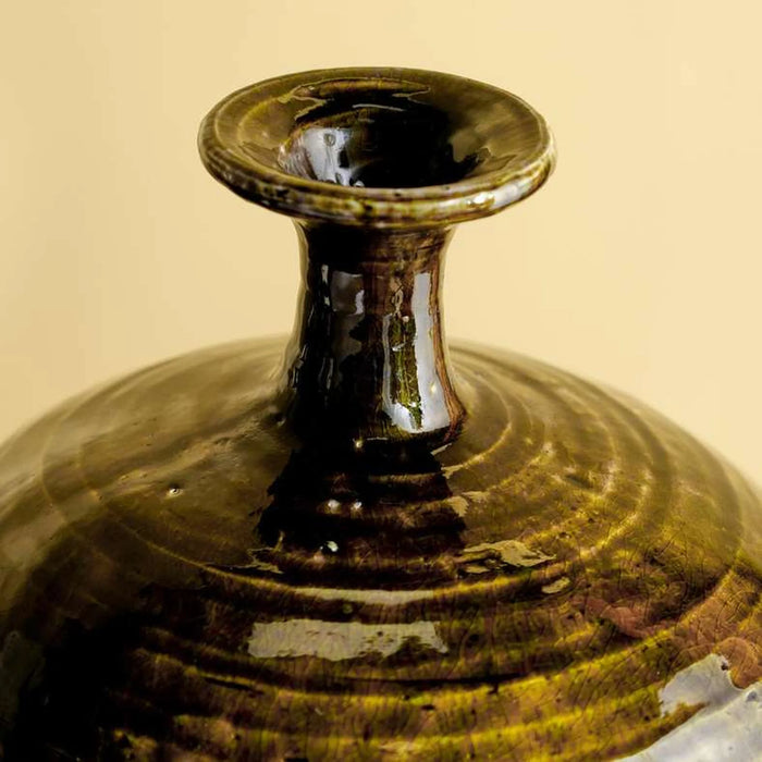 Joben Stoneware Vase 33.5X33.5X48.5.Cm - Green