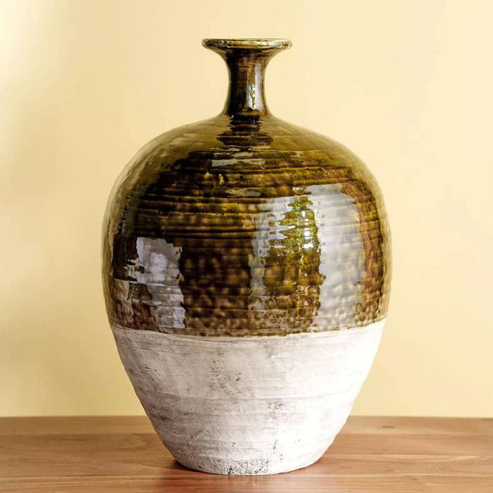 Joben Stoneware Vase 33.5X33.5X48.5.Cm - Green