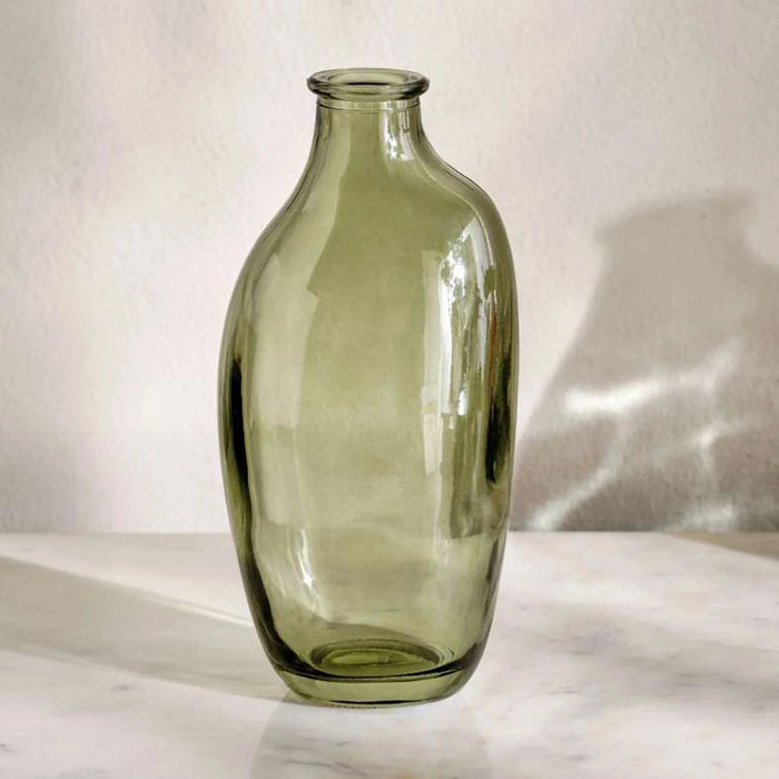 Joey Glass Bud Vase 8.8X6X11Cm - Green