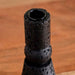 Jonah Polyresin Candle Holder 6X6X13.5Cm - Black Pan Home