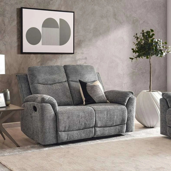 Jont 2 Seater Recliner - Dark Grey