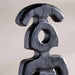 Jora Wooden  Abstract Sculpture 20X8X76Cm - Black Pan Home