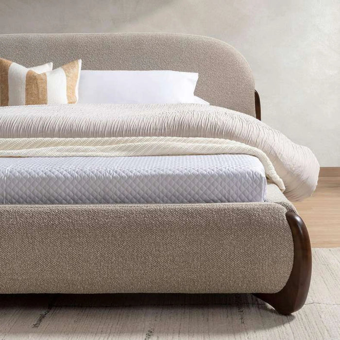 Josna King Bed 180X200 Cm - Grey