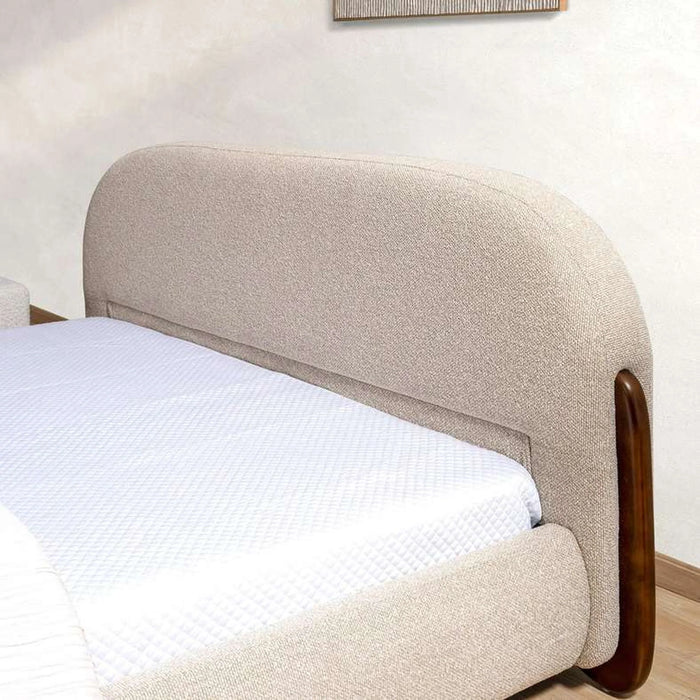 Josna King Bed 180X200 Cm - Grey