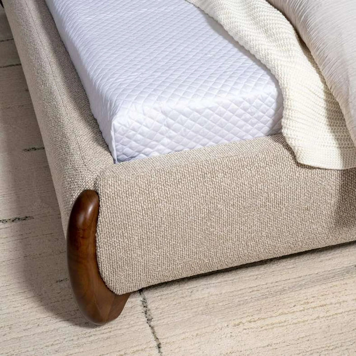 Josna King Bed 180X200 Cm - Grey