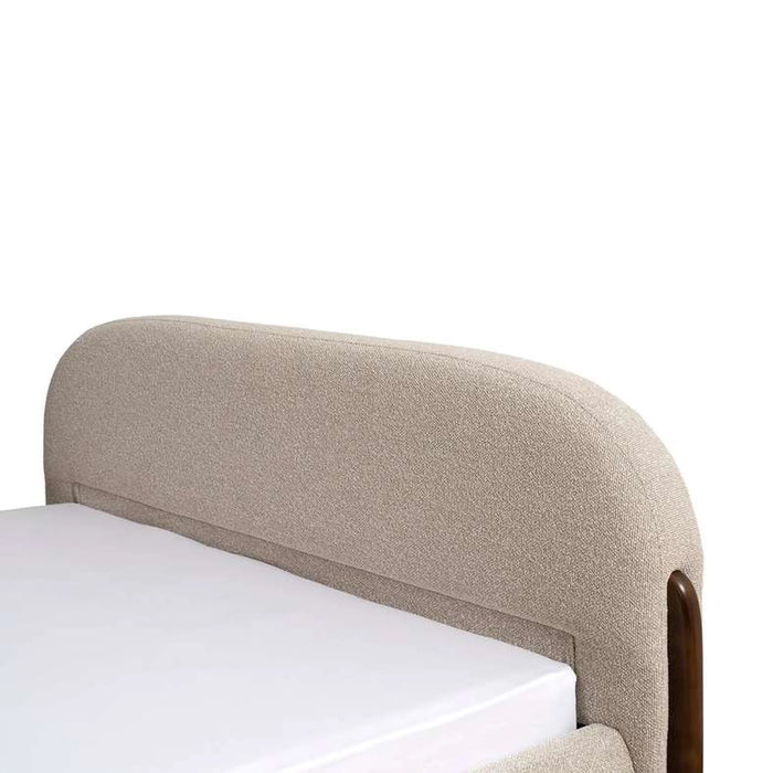 Josna King Bed 180X200 Cm - Grey