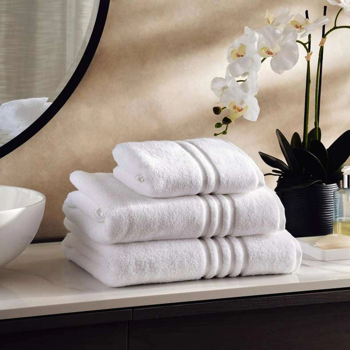 Jovia Zero Twist 500 Gsm Bathtowel - White Pan Home