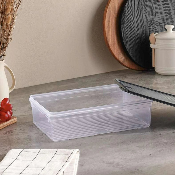 Juan Storage Container 3.25L- Clear & Grey
