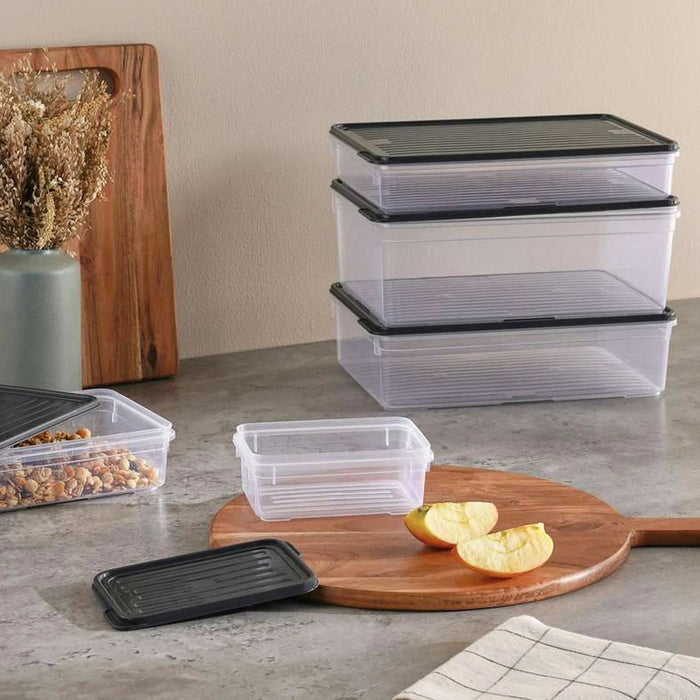 Juan Storage Container 3.25L- Clear & Grey