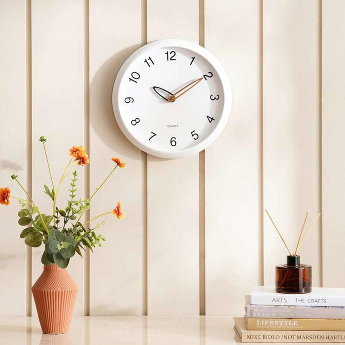 Julian Wall Clock Dia 30Cm - White Pan Home