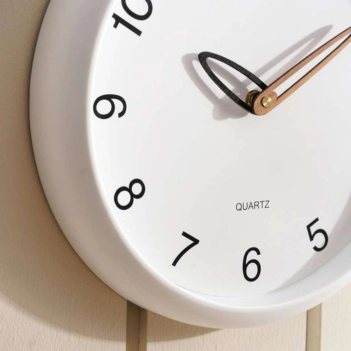 Julian Wall Clock Dia 30Cm - White Pan Home