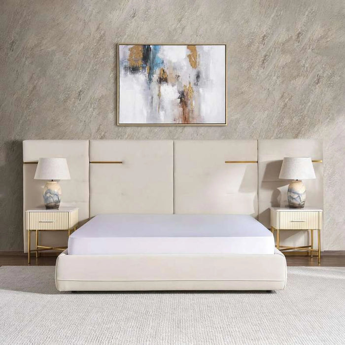 Juliette Super King Bed 200X200 - Beige