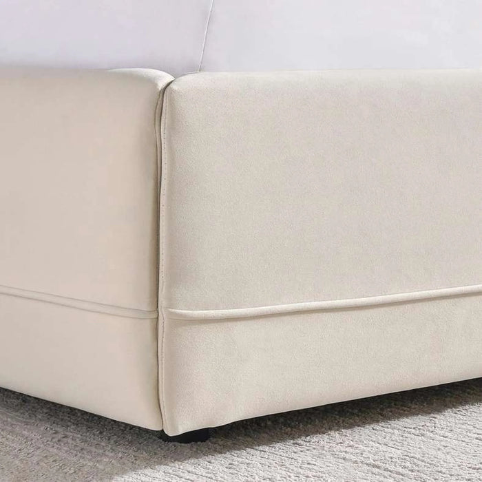 Juliette Super King Bed 200X200 - Beige