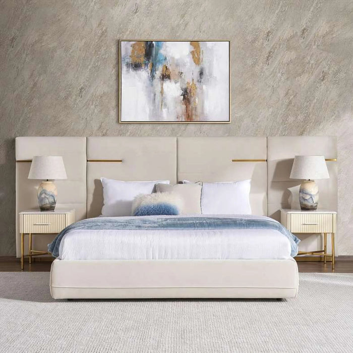 Juliette Super King Bed 200X200 - Beige