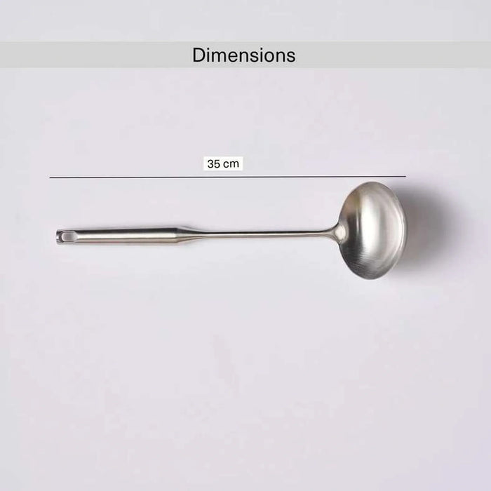 Jumanna Soup Ladle 35Cm - Chrome