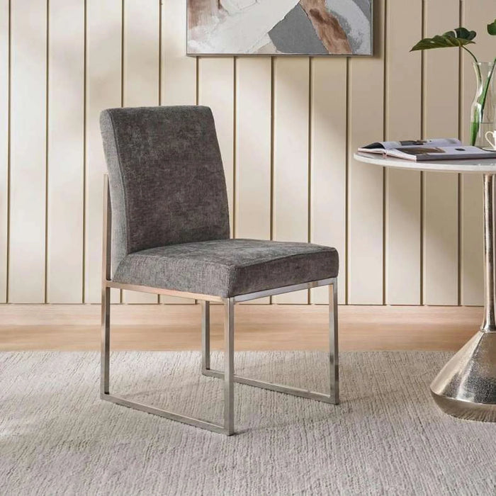 Juniper Dining Chair - Grey & Silver