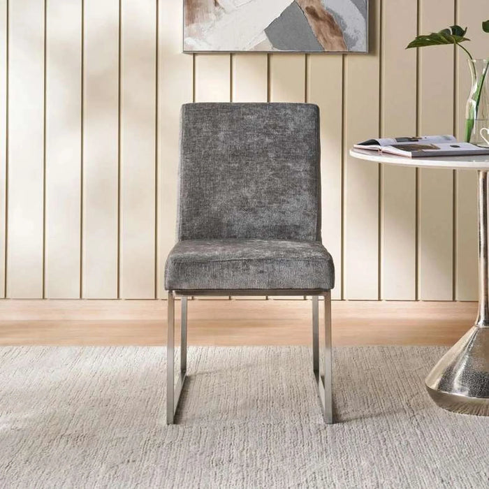 Juniper Dining Chair - Grey & Silver