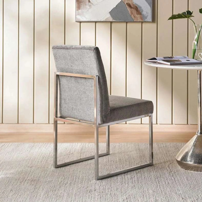 Juniper Dining Chair - Grey & Silver