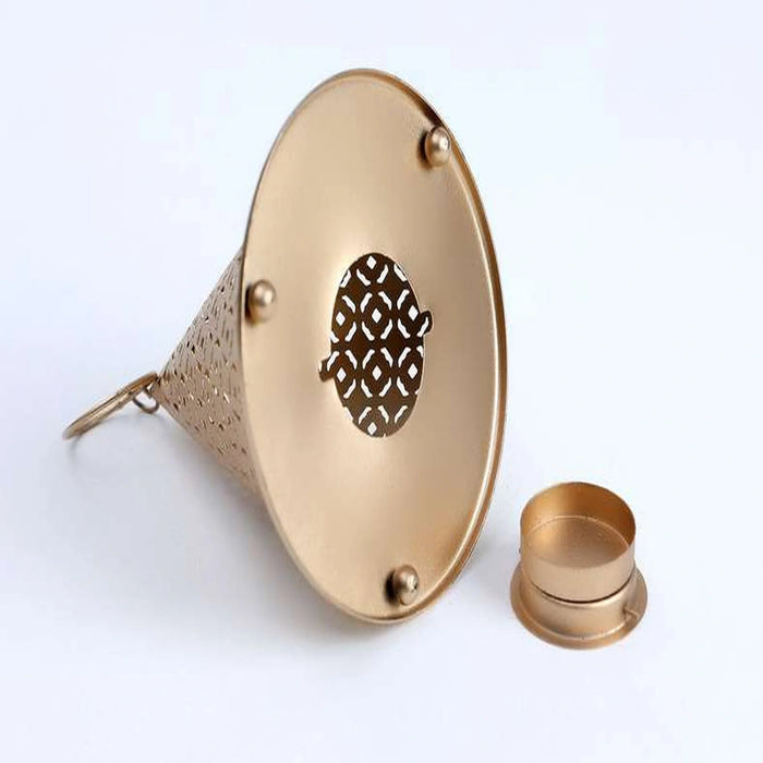 Kaanan T-Light Holder 12X12X15Cm-Gold Pan Home