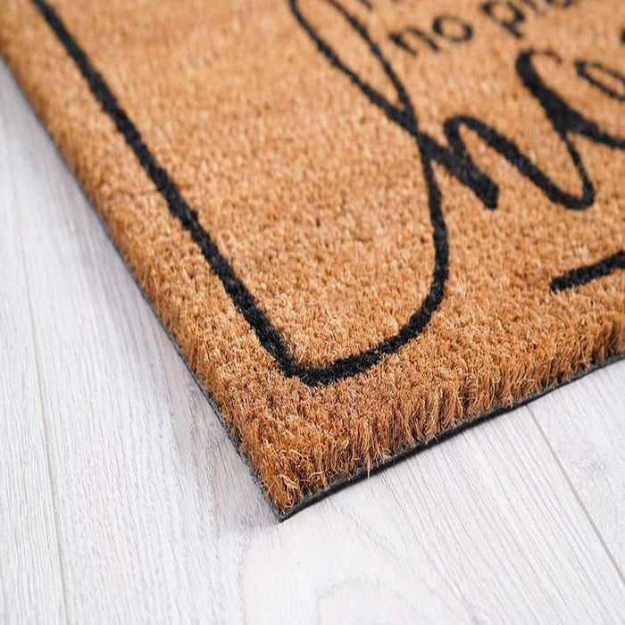 Kade Door Mat - Natural/Black Pan Home