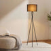 Kaede E27 Metal Floor Lamp 38X154Cm - Black Pan Home