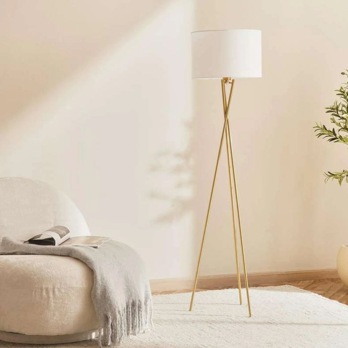 Kaede E27 Metal Floor Lamp 38X154Cm - Gold