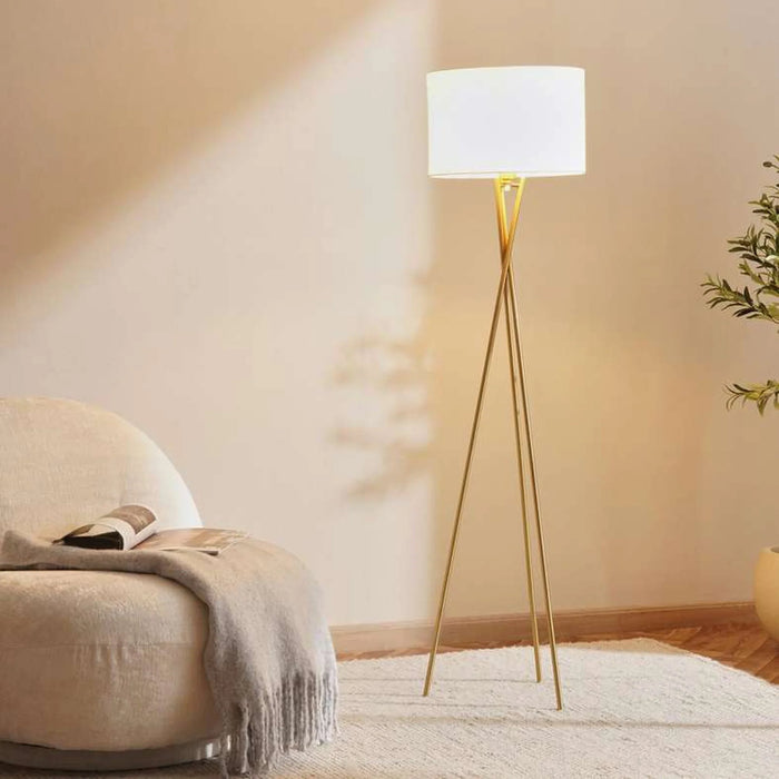 Kaede E27 Metal Floor Lamp 38X154Cm - Gold