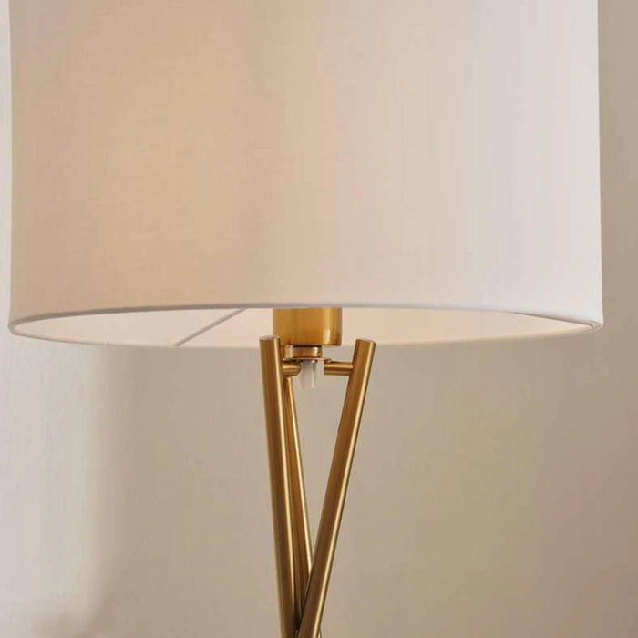 Kaede E27 Metal Floor Lamp 38X154Cm - Gold