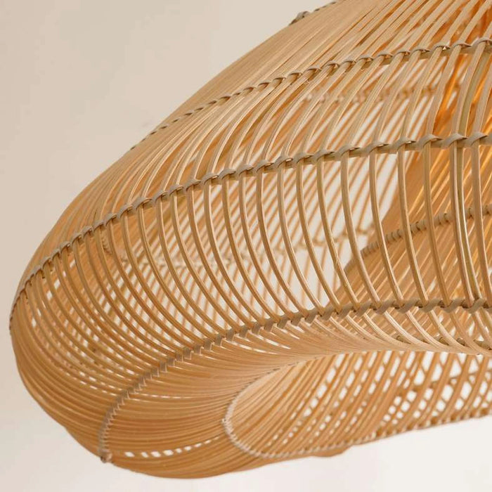 Kaguya E-27 Rattan Pendant Lamp 65X62X36.5Cm - Natural