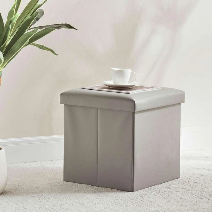 Kairo Storage Ottoman 38X38X38Cm-Grey