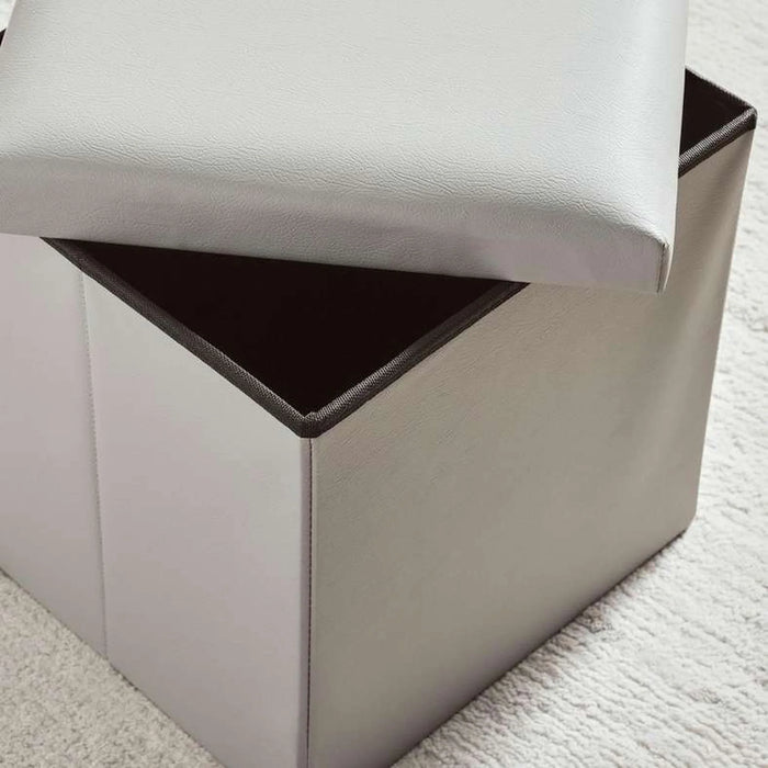 Kairo Storage Ottoman 38X38X38Cm-Grey