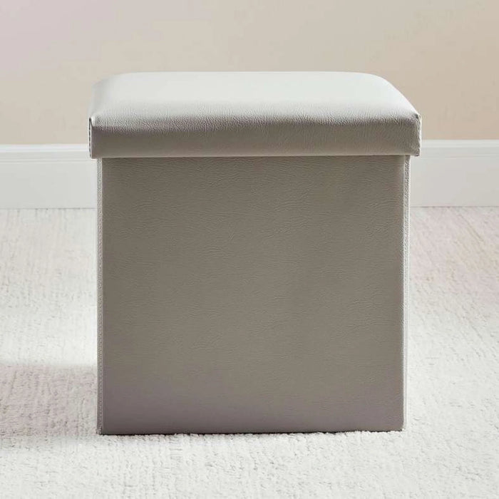 Kairo Storage Ottoman 38X38X38Cm-Grey
