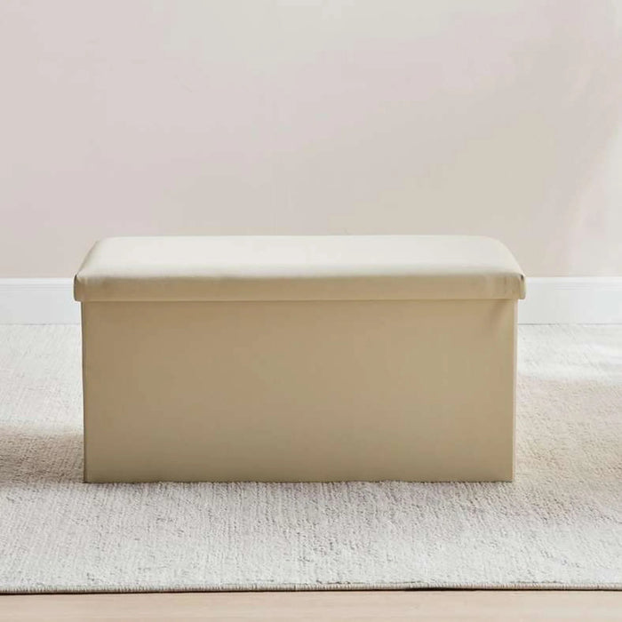 Kairo Storage Ottoman 76X38X38Cm - Beige