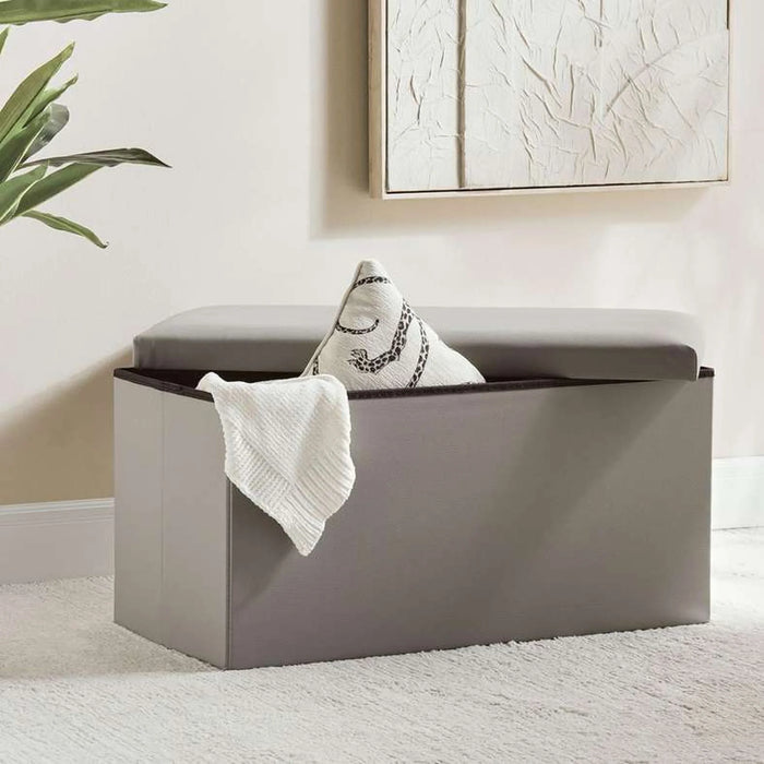 Kairo Storage Ottoman 76X38X38Cm-Grey