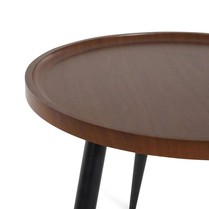 Kalani Coffee Table Set Of 2 Round - Brown Black