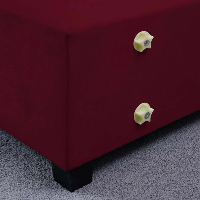 Kalypso Base Velvet Maroon 100X200 Cm