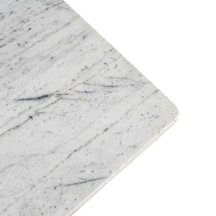Kamari End Table Marble - White Walnut